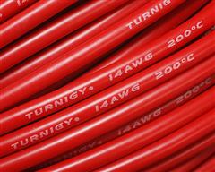 AWG14 Turnigy Red Pure-Silicone Wire (1mtr) (R14A707-06/7678)